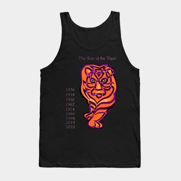 Chinese Tiger Tank Top by KnotYourWorld4